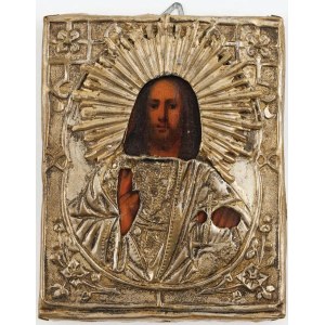 IKON, CHRISTUS PANTOKRATOR, Russia, 2nd half of the 19th century.
