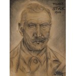 Franz VON STUCK, przypisywany 1863 Tettenweiss - 1928 Monachium PORTRET STARSZEGO MĘŻCZYZNY Z WĄSAMI, 1910