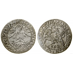 Pologne, demi-penny, 1562, Vilnius