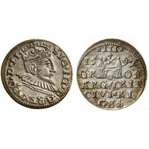 Poland, trojak, 1592, Riga