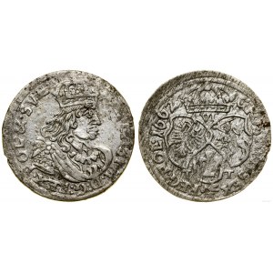 Poľsko, šesťpenca, 1662 TT, Bydgoszcz