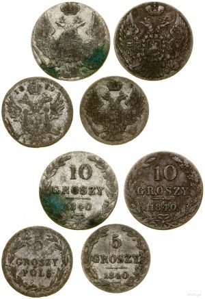 Poland, set of 4 coins, Warsaw