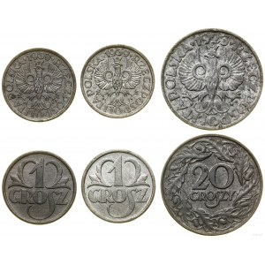 Poland, set of 3 coins