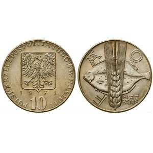 Poľsko, 10 zlotých, 1971, Varšava