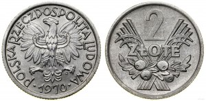 Poland, 2 zloty, 1970, Warsaw