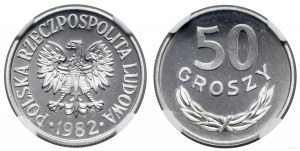 Poľsko, 50 groszy, 1982, Varšava