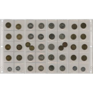 Poland, set of 69 Polish coins from 1975-1990
