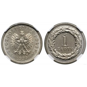 Poland, 1 zloty, 1990, Warsaw