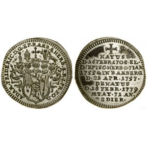 Nemecko, posmrtný groš, 1779, Bamberg