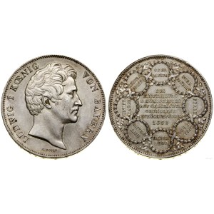 Allemagne, deux dollars (Geschichtsdoppeltaler) = 3 1/2 florins, 1838, Munich