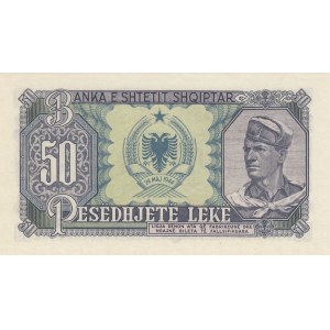 Albania, 50 Leke, 1949, UNC, p25