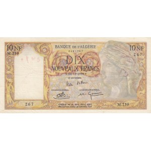 Algeria, 10 New Francs, 1959, XF, p119