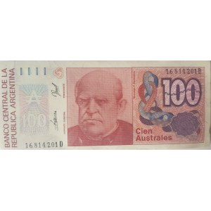 Argentina, 100 Australes Dollars, 1985, UNC, p327e, BUNDLE
