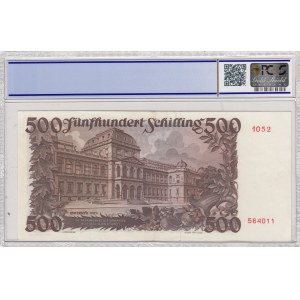 Austria, 500 Shillings, 1953, XF, p134a