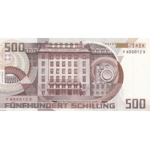 Austria, 500 Shillings, 1985, UNC, p151