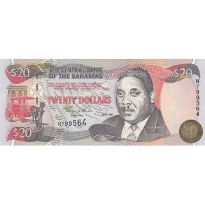 Bahamas, 20 Dollars, 2000, UNC, p65A