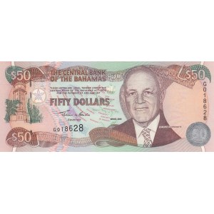 Bahamas, 50 Dollars, 2000, UNC, p66