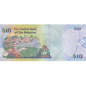 Bahamas, 10 Dollars, 2005, UNC, p73