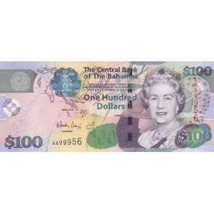 Bahamas, 100 Dollars, 2009, UNC, p76