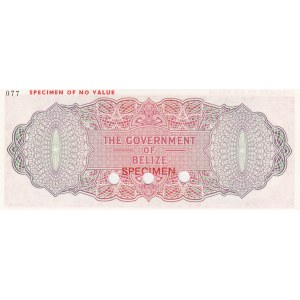Belize, 5 Dollars, 1975, UNC, p34a, SPECİMEN