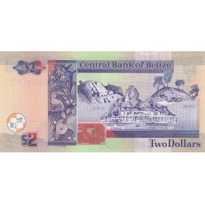 Belize, 2 Dollars, 2014, UNC, p66e