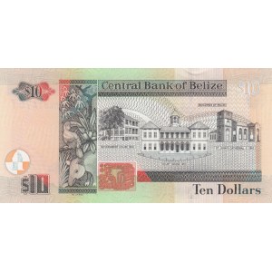 Belize, 10 Dollars, 2011, UNC, p68d