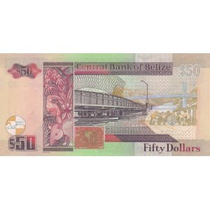 Belize, 50 Dollars, 2006, UNC, p70b