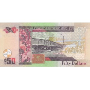 Belize, 50 Dollars, 2010, UNC, p70d