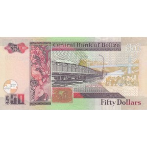 Belize, 50 Dollars, 2010, UNC, p70d