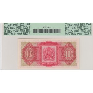 Bermuda, 10 Shillings, UNC, p19b