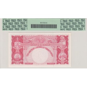 British Caribbean, 1 Dollar, UNC, p7c