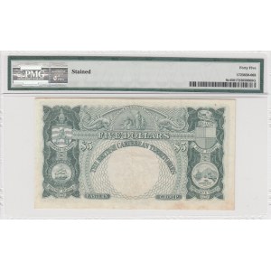 British Caribbean, 5 Dollars, 1963, XF, p9c