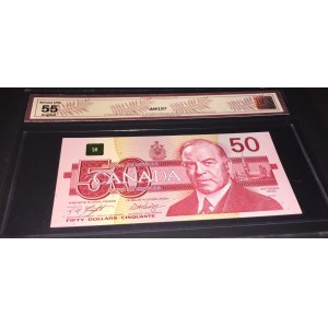 Canada, 50 Dollars, 1988, AUNC, p98d