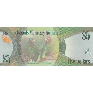 Cayman Islands, 5 Dollars, 2010, UNC, p39