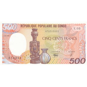 Congo Republic, 500 Francs, 1990, UNC, p8c