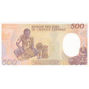 Congo Republic, 500 Francs, 1990, UNC, p8c