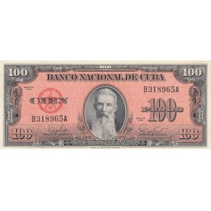 Cuba, 100 Pesos, 1959, UNC, p93