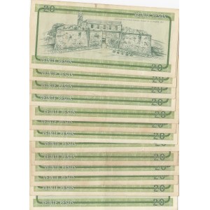 Cuba, 20 Pesos, 1985, VF / AUNC (Total 37 banknotes)