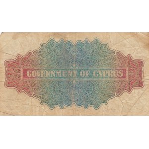 Cyprus, 1 Shilling, 1947, FINE, p20