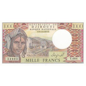 Djibouti, 1000 Francs, 1988, UNC, p37b