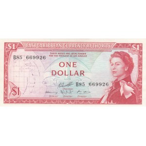 East Caribbean, 1 Dollar, 1974, UNC, p13g