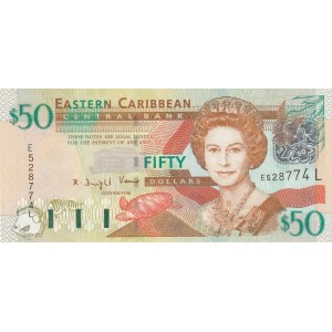 East Caribbean, 50 Dollars, 2003, UNC, p45l