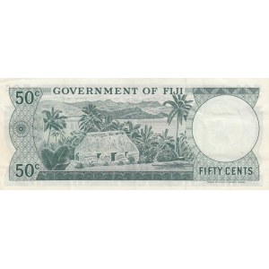 Fiji, 50 Cents, 1968, XF (+), p58a