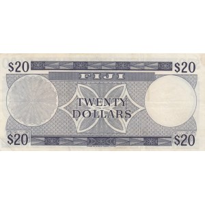 Fiji, 20 Dollars, 1974, XF, p75b