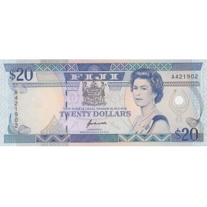 Fiji, 20 Dollars, 1992, UNC, p95