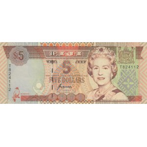 Fiji, 5 Dollars, 1998, UNC, p101a