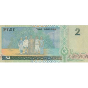 Fiji, 2 Dollars, 2002, UNC, p104