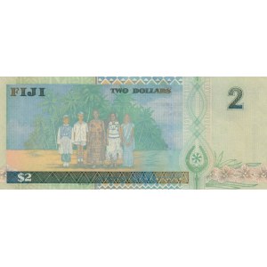 Fiji, 2 Dollars, 2002, UNC, p104