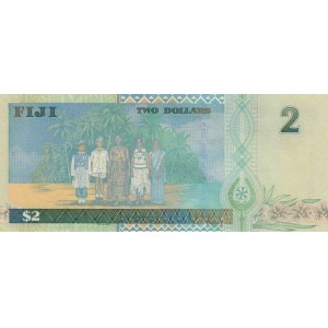 Fiji, 2 Dollars, 2002, UNC, p104