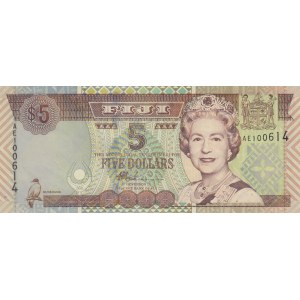 Fiji, 5 Dollars, 2002, UNC, p105